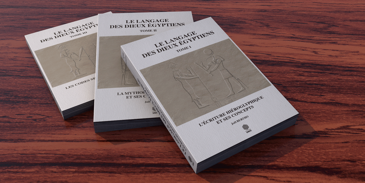 Le langage des dieux Égyptiens - Tome 1,2 et 3 - Éditions Unic