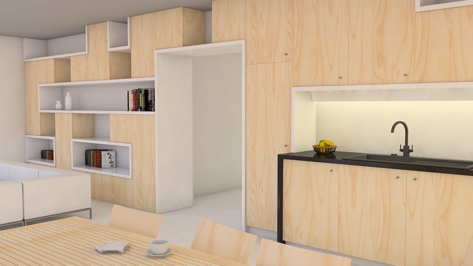 Appartement Parisien 01 - Architecture 3D - AIME DESIGN